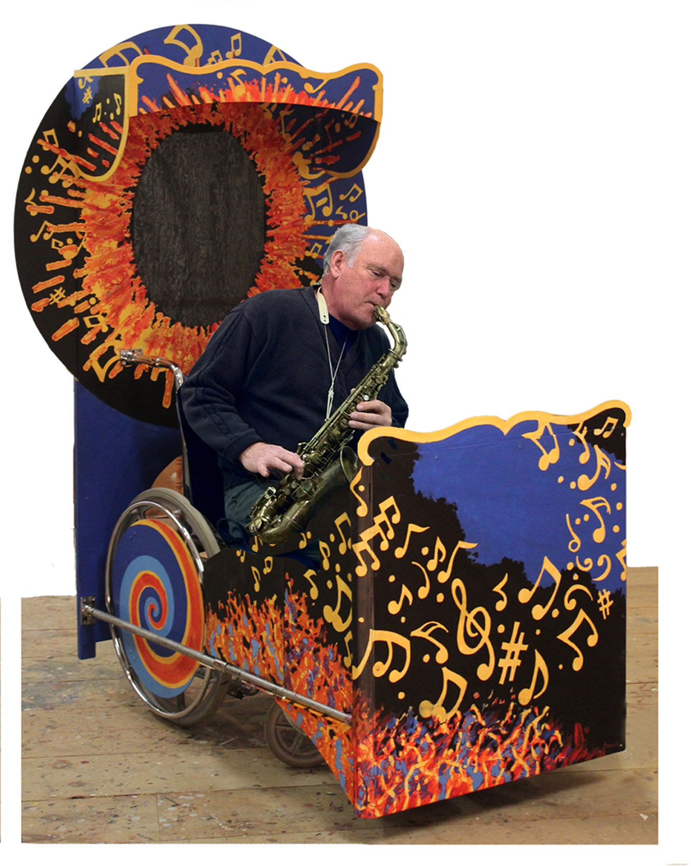 Wheelchair Saxophone 2010